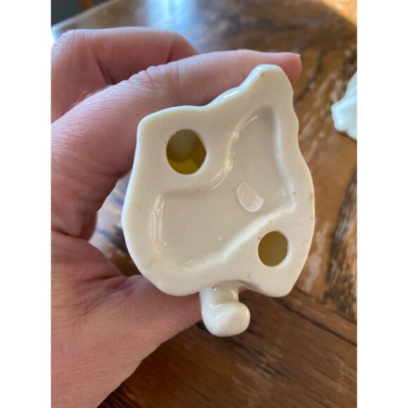 Vintage Centurion Bisque Porcelain Three Wisemen Figurine Set - White Gold Detai - Picture 3 of 4